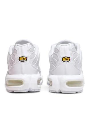 Nike air max tn triple white4 фото