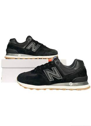 Кроссовки мужские new balance 574 black &amp; white👟
🔝качество оригинала ааа+🔝2 фото