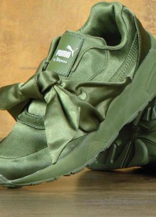 Puma rihanna heart olive