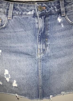 Zara джинсовая юбка9 фото