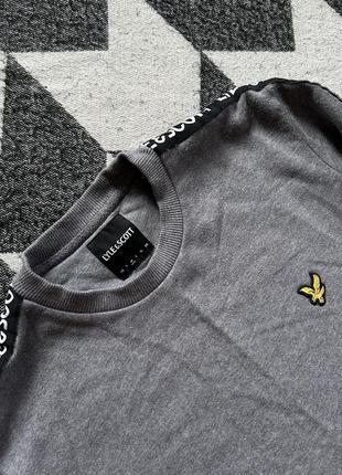 Світшот lyle&scott m з лампасами3 фото