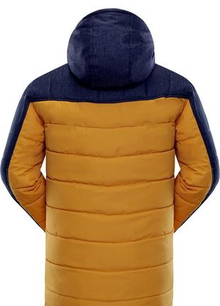 Чоловіча зимова куртка alpine pro gabriell чорна/жовта