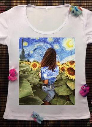 Жіночі футболки з принтом - мистецтво/арт7 фото