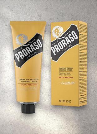 Крем для бритья proraso wood and spice 100 мл1 фото