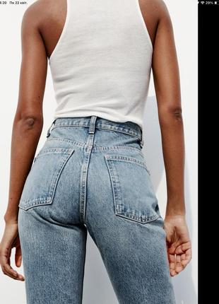 Zara жіночі трендові джинси7 фото