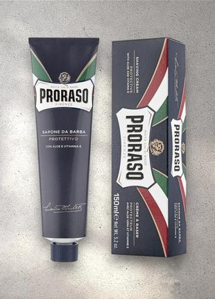 Крем для гоління proraso з алое та вітаміном е 150 мл