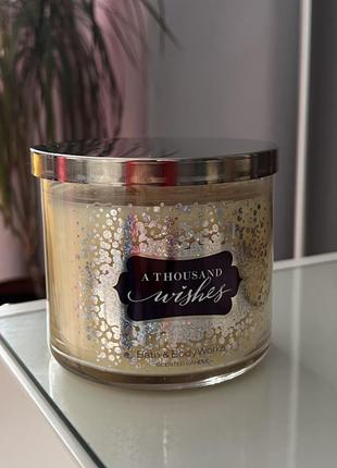 Свічка bath& body works