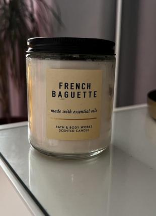 Свічка french baguette от bath and body works