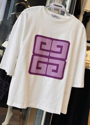 Женская футболка летняя турецкая со стильным качественным принтом