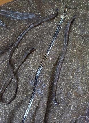 Шикарный блестящий бомбер куртка ветровка хамелеон кофточка худи6 фото