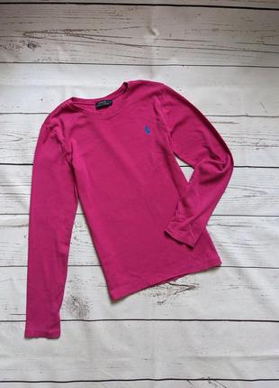 Рожевий  лонгслів від polo ralph lauren