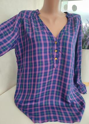 Фиолетовая нежная блуза espirit3 фото