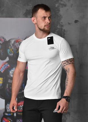 Футболка dri-fit nike white