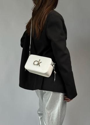 👜 calvin klein snapshot white7 фото