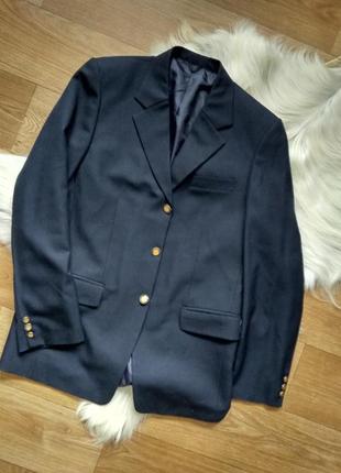 Пиджак жакет унисекс мужской т-синий la moda,p.l6 фото