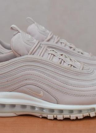 Кроссовки с баллонами пыльно-лилового цвета nike air max 97 gg, 37.5 размер. оригинал