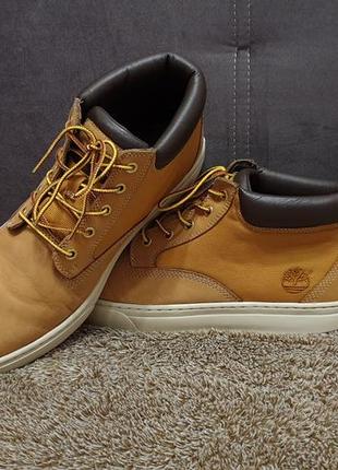 Чоловічі шкіряні черевики кросівки від американського бренда timberland4 фото