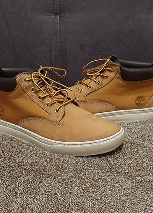 Чоловічі шкіряні черевики кросівки від американського бренда timberland1 фото