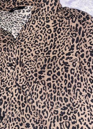 Леопардовий принт , леопардова рубашка , леопардова кофта2 фото