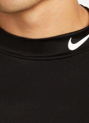 Термобелье мужское nike pro dri-fit fitness mock-neck long-sleeve (fb7908-010)3 фото