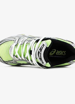 Топовые мужские кроссовки asics gel kayano 14 "silver/green"3 фото