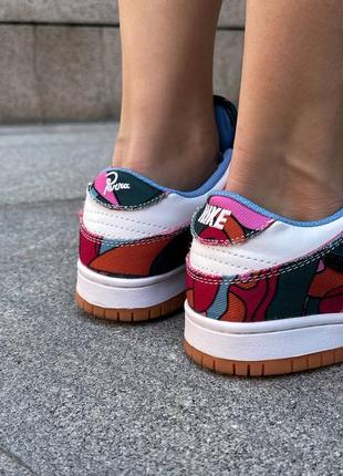 Кросівки nike sb dunk low parra multi color3 фото