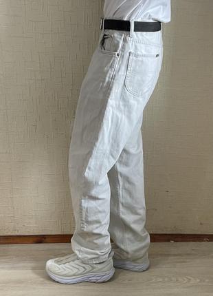 Штани брюки lee білі широкі штаны baggy loose fit levis 501 32×34 m2 фото