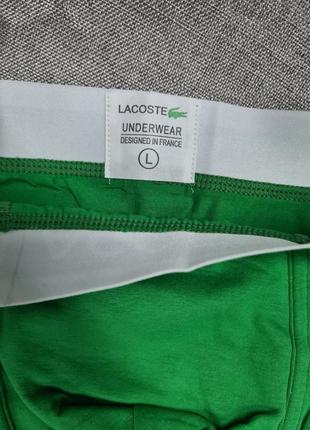 Трусы lacoste мужские шортики боксеры на широкой резинке в расцветках3 фото