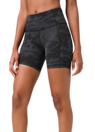 Шорты велосипедки lululemon fast and free hogh rise shorts1 фото