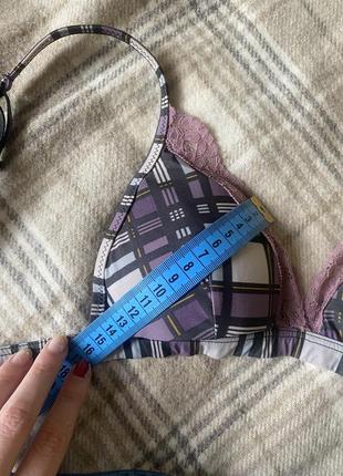 Фиолетовый бюст в клетку tezenis6 фото