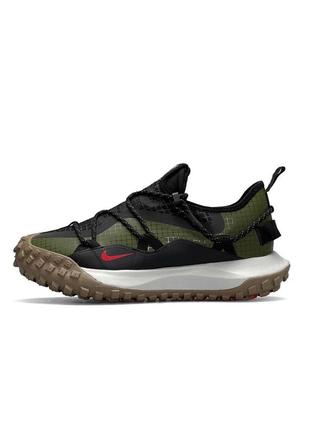 Чоловічі кросівки nike acg mountain fly low khaki black2 фото