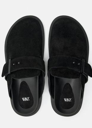 Клоги шлепанцы zara