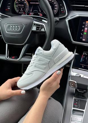 Женские кроссовки new balance classic prm all white