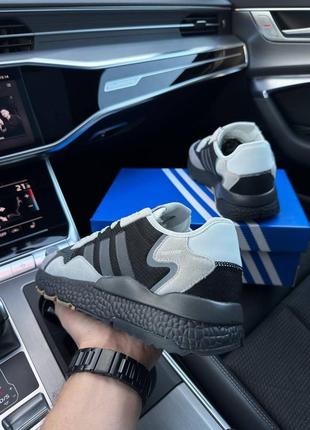 Чоловічі кросівки adidas nite jogger black gray6 фото