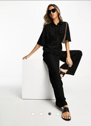 Акция 🎁 стильный черный комбинезон asos design

оверсайз zara h&amp;m3 фото