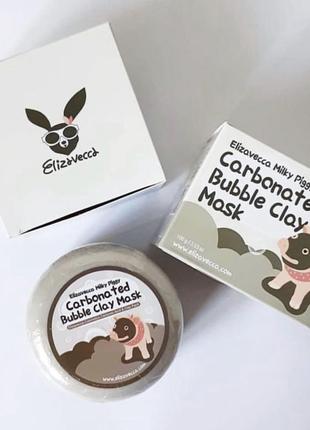 Киснева маска для обличчя bioaqua carbonated bubble clay mask