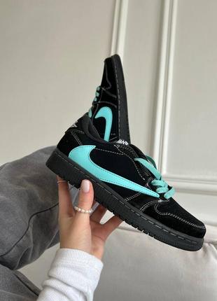 Кросівки jordan low x travis scott x tiffany4 фото