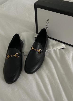 Кожаные лоферы gucci