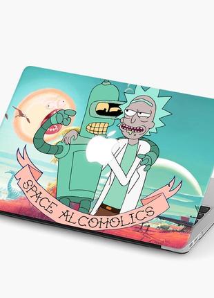 Чехол пластиковый для apple macbook pro / air морти смит рик и морти (rick and morty) макбук про case hard