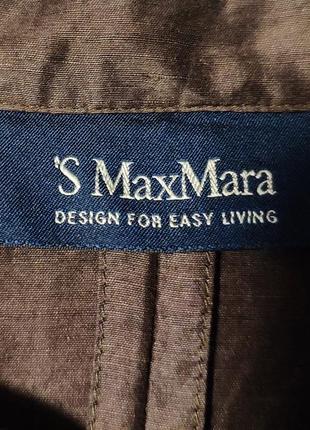 Жакет max mara лен/шелк с м2 фото