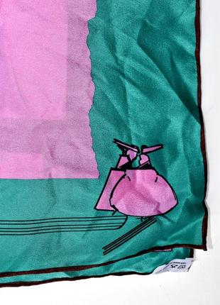 Rodolphe by longines розкішний шовковий платок хустка в стилі champ peserico sandro maje cos marni8 фото