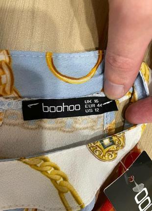 Акція 🎁 новий стильний комбінезон boohoo made in italy у морському стилі з високим коротником і поясом zara asos7 фото