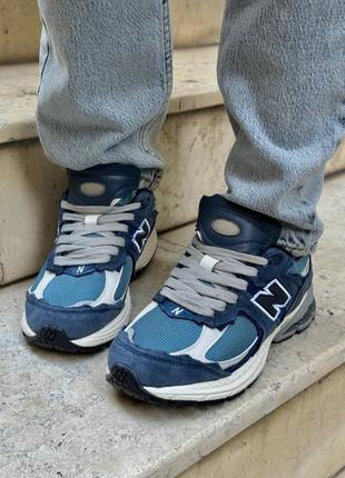 Кроссовки nb 2002r protection pack navy2 фото