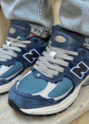 Кроссовки nb 2002r protection pack navy3 фото