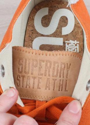 Помаранчеві чоловічі кеди superdry оригінал, розмір 459 фото