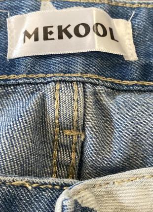 Большой размер новые джинсы mom слоучи mekool 2xl3 фото