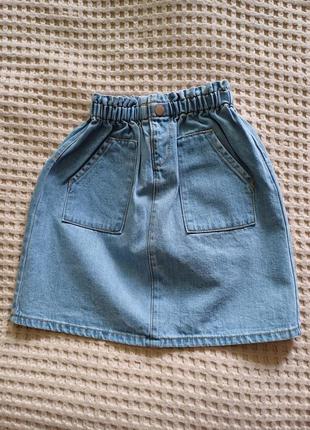 Джинсова спідниця zara  4 роки