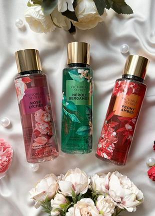 Виктория сикрет / victoria’s secret / выктория сикрет / rose lychee / neroli bergamot / peony amber спрей1 фото