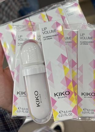 Kiko milano бальзам для губ kiko milano lip volume крем-перфектор для губ з ефектом збільшення об'єму4 фото