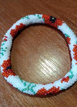 Украшения из бисера, браслет, колье 3